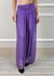 Calça Louise Seda Italiana Roxo