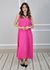 Vestido Eliane Linho Italiano Pink