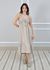 Vestido Barbara Linho Italiano Bege 