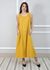 Vestido Eliane Linho Italiano Mostarda