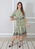 Vestido Daiana Viscose Italiana Verde Militar