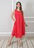Vestido Analu Linho Italiano Vermelho