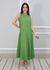 Vestido Maria Linho Italiano Verde Pistache