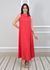 Vestido Maria Linho Italiano Vermelho