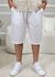 Bermuda Masculina Levi Linho Italiano Branca