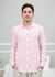 Camisa Masculina Manga Longa Samuel - Linho Italiano Rosa Bebe