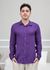 Camisa Masculina Manga Longa Samuel - Linho Italiano Roxa