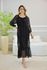VESTIDO HANNA SEDA PRETO