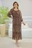 VESTIDO HANNA SEDA MARROM