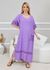 VESTIDO EVELIN ROXO