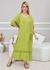 VESTIDO EVELIN PISTACHE