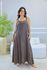 VESTIDO LEONA MARROM