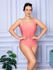 Body Feminino Alcinha Rosa