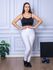 Calça Legging Fitness Suplex Branco