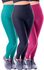 Kit 3 Calças Legging Fitness Suplex