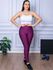Calça Legging Fitness Suplex Roxo Uva