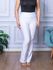 Calça Flare Feminina Boca De Sino Bailarina Cintura Alta Branco