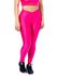 Calça Legging Fitness Cirre 3D Cós Cruzado Rosa Pink