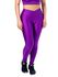 Calça Legging Fitness Cirre 3D Cós Cruzado Roxo Uva