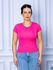 Camiseta Canelada Básica Pink