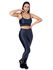 Conjunto de Academia Calça Legging 3D Cós Cruzado + Top Alça Chumbo