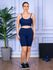 Conjunto Bermuda e Top Alça Azul Marinho