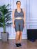 Conjunto Bermuda e Top Nadador Cinza