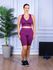 Conjunto Bermuda e Top Nadador Roxo