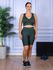 Conjunto Bermuda e Top Nadador Verde Militar