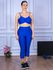 Conjunto Corsário e Top Alça Costa Aberta Azul Royal