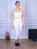 Conjunto Corsário e Top Alça Branco