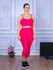 Conjunto Corsário e Top Alça Rosa Pink