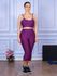 Conjunto Corsário e Top Alça Roxo