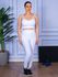 Conjunto Calça Legguing e Top Alça Branco