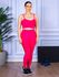 Conjunto Calça Legguing e Top Alça Rosa Pink