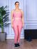 Conjunto Calça Legguing e Top Alça Rosa