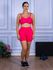 Conjunto Shorts e Top Alça Costa Aberta Suplex Rosa Pink