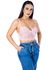 Top Cropped Rendinha Alcinha Rosa