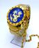 BVLGARI BANHADO DOURADO FUNDO AZUL + 2 BRINDES