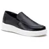 5513 Slip On Masculino Em Couro Milao Preto