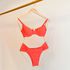 TOP MAYSA MEIA TAÇA RETRO BIQUINI - CORAL