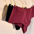 KIT CALCINHA CÓS ALTO FIO DUPLO HOT PANT ALGODÃO - COM 03 PEÇAS - PRETO/SENSUALE/CHOCOLATE