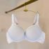 SUTIÃ CURVES MEIA TAÇA COM BOJO E ARO EM MICROFIBRA - BRANCO