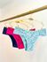 KIT CALCINHA MICROFIBRA LATERAIS PLISSADAS - COM 03 PEÇAS - MARINHO/CORACAO/PINK