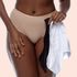 KIT CALCINHA MICROFIBRA HOT PANTS - COM 03 PEÇAS - PRETO/BRAN/CHOC