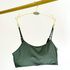 TOP SEM ARO COM BOJO REMOVÍVEL EM MICROFIBRA - VERDE MAJOR
