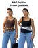 Kit Blusa Decote Quadrado (marrom e preta)