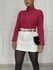 Cropped Tricot Canelado Modal Pink