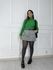 Cropped Tricot Canelado Modal Verde