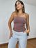 Blusa Tube Benditta Marrom